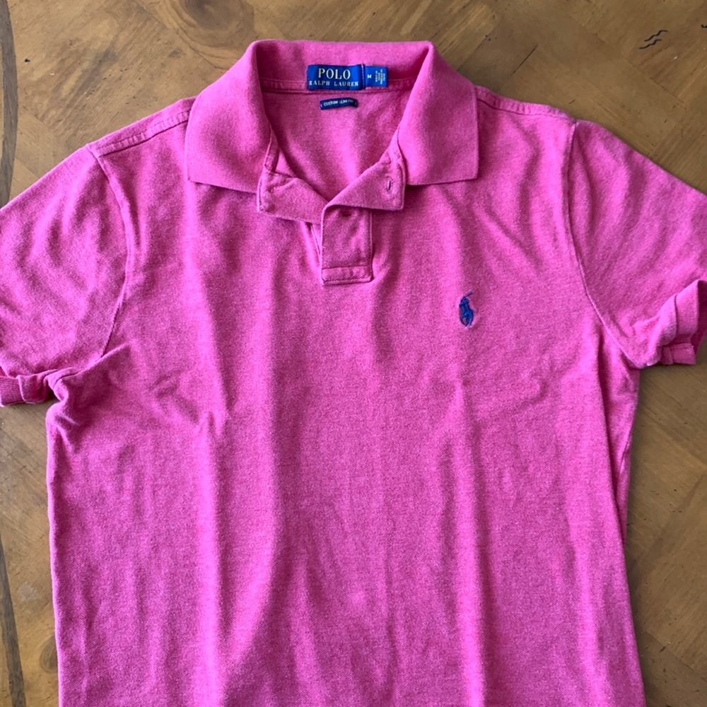 Pollo Ralph Lauren, Men Size M, Custom Slim Fit, Pink